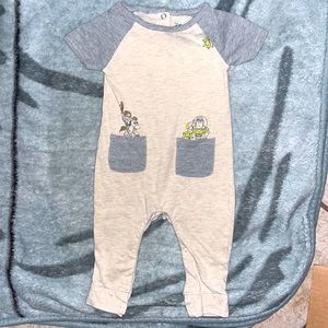 Disney baby 12month toy story woody buzz light year romper